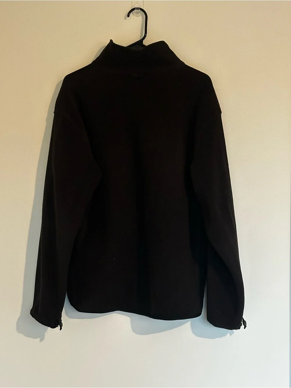 The North Face Beige and Black Hooded Rain Jacket